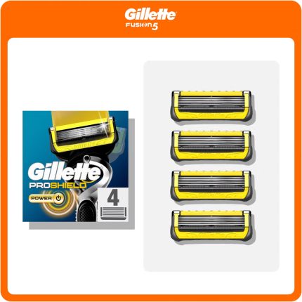 Gillette ProShield Power Razor Blade Refills, 4 Pack